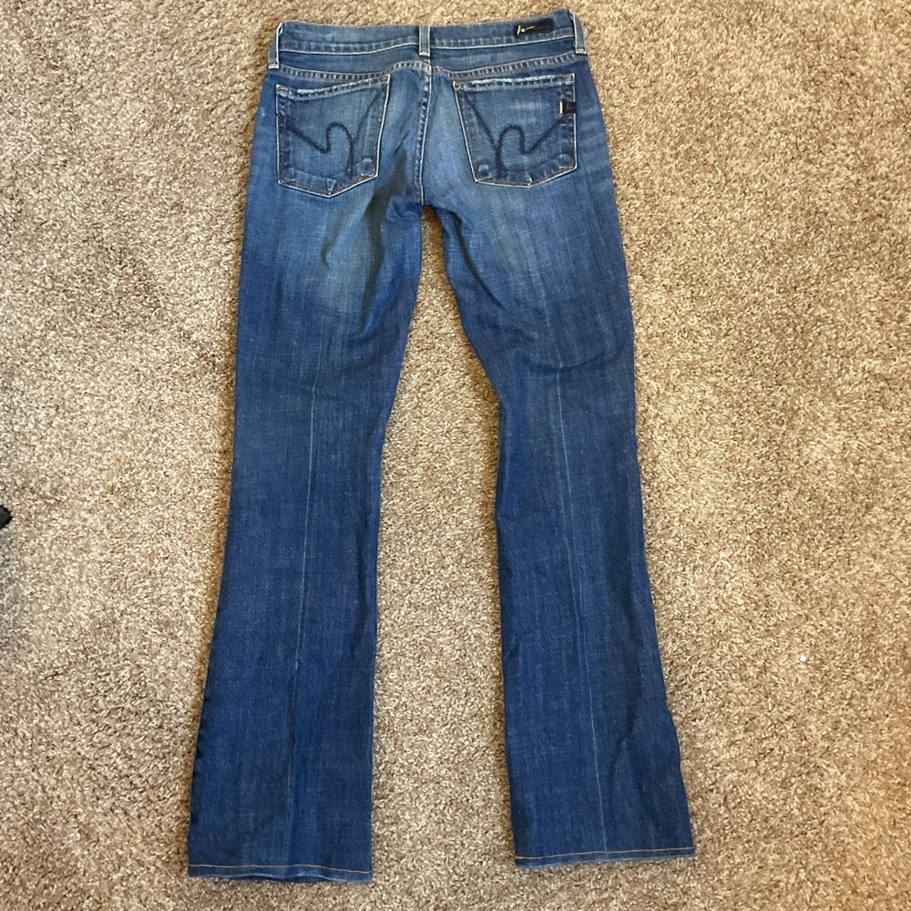 Citizens of Humanity Kelly 001 Low Waist Blue Bootcut Jeans Size 26 Women - Picture 4 of 6